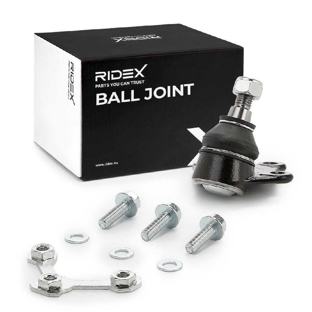 RIDEX 2462S0278 Traggelenk Führungsgelenk Vorne Rechts für VW POLO (9N) für SEAT