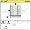 RIDEX 424I0363 Innenraumfilter Pollenfilter Höhe: 30 Breite: 235 Länge: 215 Bild RIDEX 424I0363 Innenraumfilter Pollenfilter Höhe: 30 Breite: 235 Länge: 215