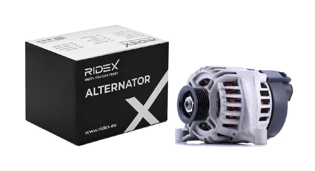 RIDEX 4G0083 Lichtmaschine 90A 14V Drehrichtung im Uhrzeigersinn mit für FIAT