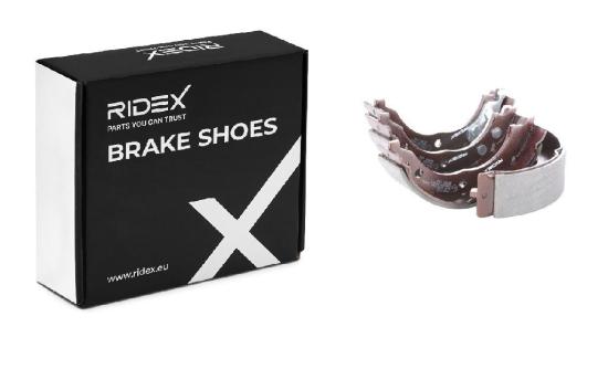 RIDEX Bremsbacken Satz für Trommelbremse Hinten ohne Hebel für FIAT 70B0189 Bild RIDEX Bremsbacken Satz für Trommelbremse Hinten ohne Hebel für FIAT 70B0189