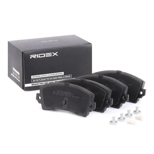 RIDEX Bremsbelagsatz Bremsbeläge Hinten für MAZDA 3 (BK) für RENAULT 5 (122) Bild RIDEX Bremsbelagsatz Bremsbeläge Hinten für MAZDA 3 (BK) für RENAULT 5 (122)