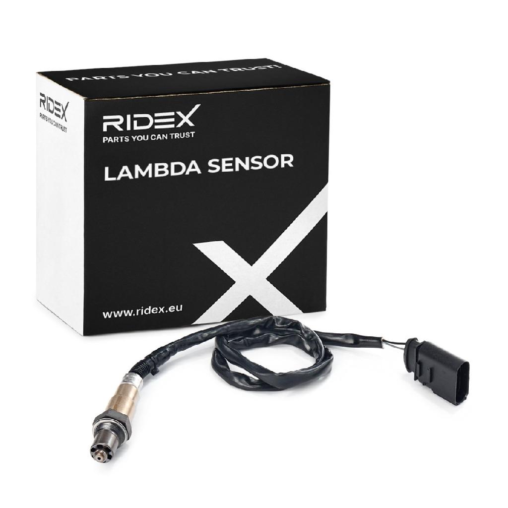 RIDEX 3922L0004 Lambdasonde Oxygen O2 Sensor Beheizt für VW Golf 1V Schrägheck