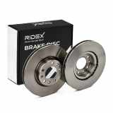 RIDEX 82B1096 2x Bremsscheiben Vorne Ø283mm Belüftet passend für PEUGEOT