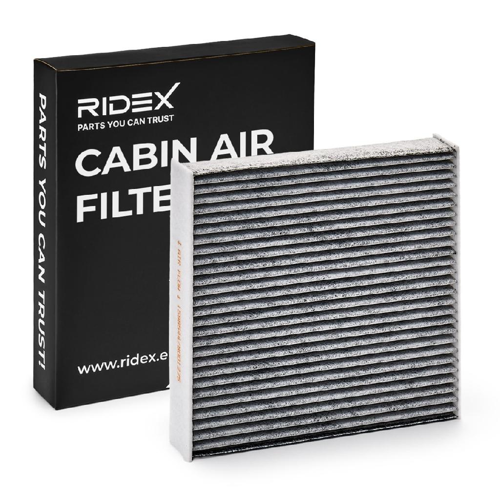 RIDEX 424I0190 Innenraumfilter Pollenfilter Aktivkohlefilter Höhe: 30 Breite: