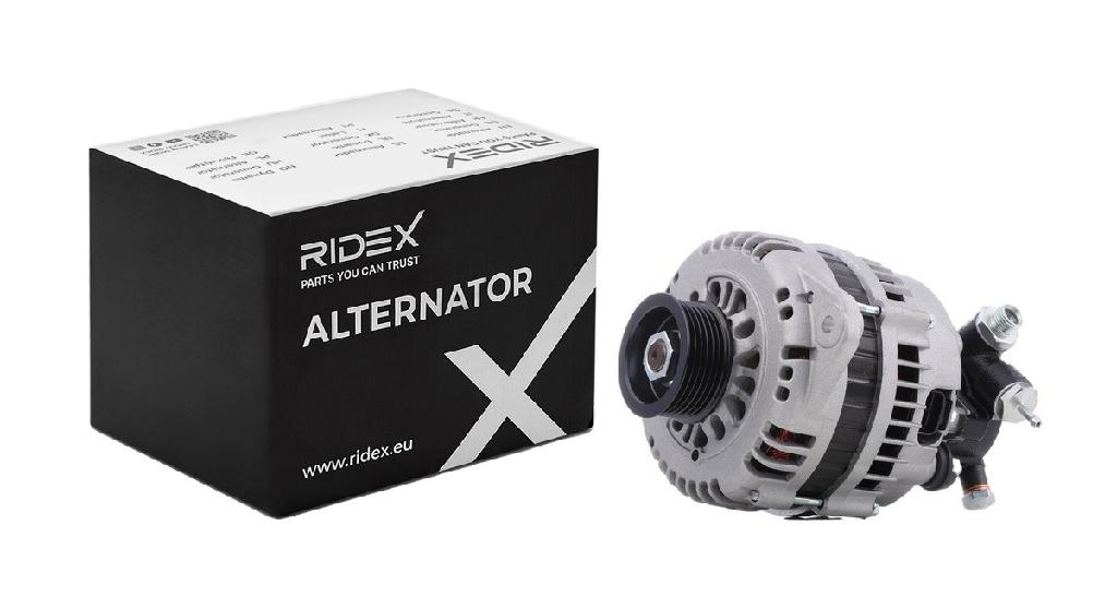 RIDEX 4G0396 Lichtmaschine 100A 12V Drehrichtung im Uhrzeigersinn mit für OPEL