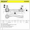 RIDEX Spurstangenkopf vorne Vorderachse links Traggelenk FM14X1.5 RHT M10x1.25 Bild RIDEX Spurstangenkopf vorne Vorderachse links Traggelenk FM14X1.5 RHT M10x1.25
