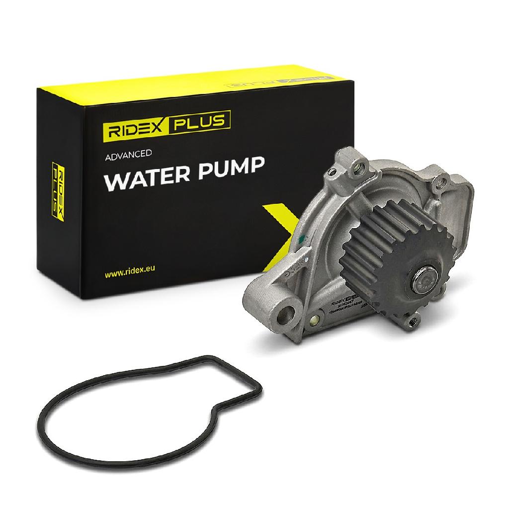 RIDEX PLUS 1260W0013P Kühlmittelpumpe Motorkühlung Wasserpumpe 19-Zähn für HONDA