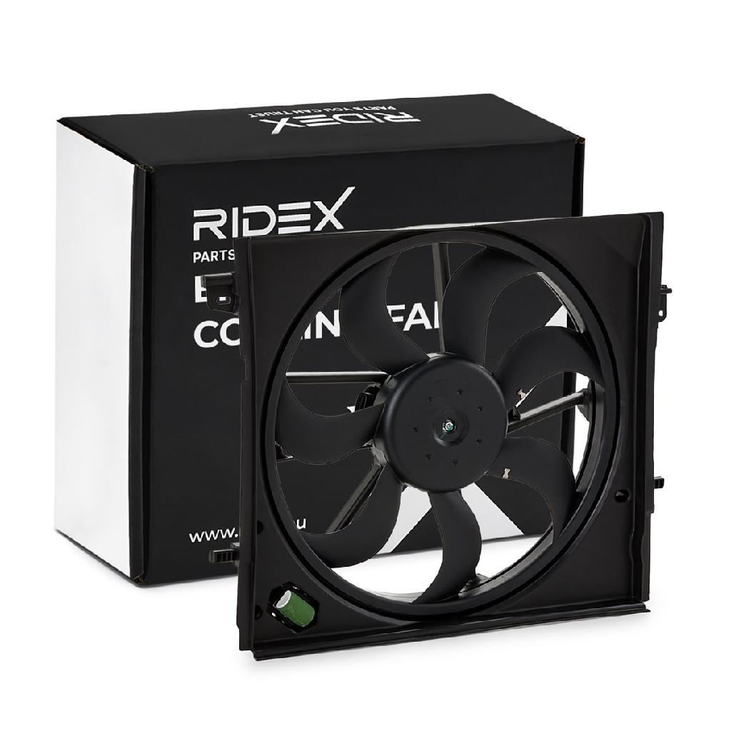 RIDEX 508R0229 Kühlerlüfter Lüfter Motorkühlung mit Halter mit für NISSAN