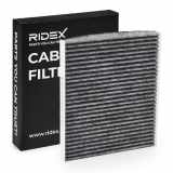 RIDEX 424I0400 Innenraumfilter Pollenfilter Aktivkohlefilter Höhe: 25 Breite: