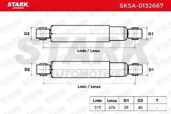 STARK SKSA-0132667 2x Stoßdämpfer Gasdruck Hinten für VW Caddy III Kombi Bild STARK SKSA-0132667 2x Stoßdämpfer Gasdruck Hinten für VW Caddy III Kombi