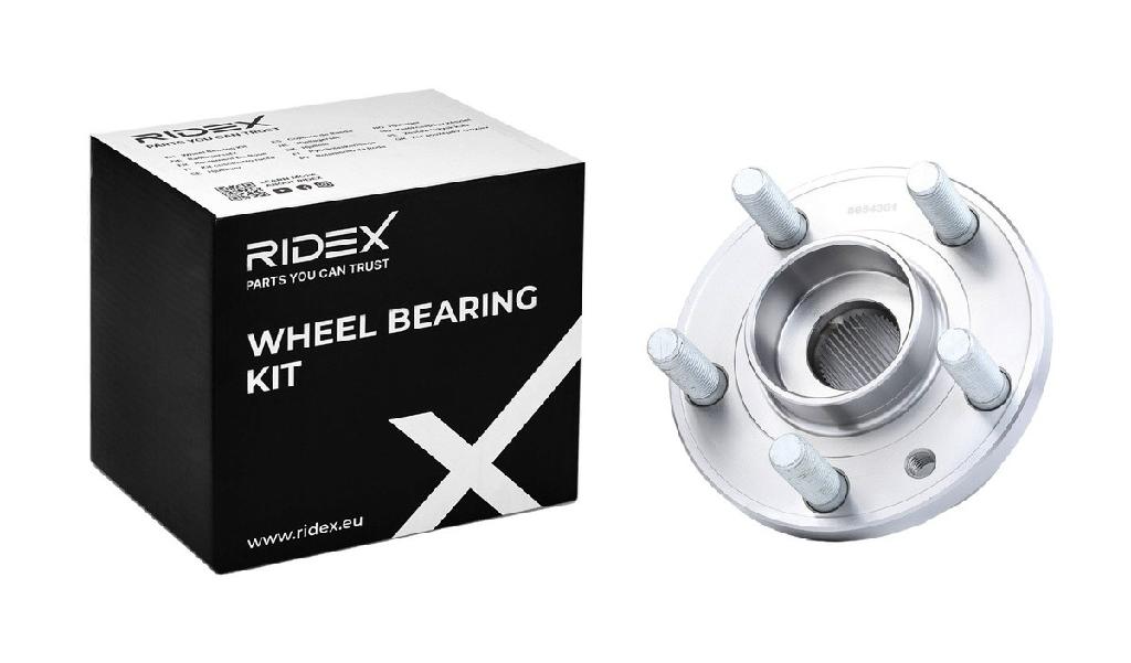 RIDEX 654W0531 Radlagersatz pro 1 Rad Vorne beidseitig für FORD S-MAX (WA6)