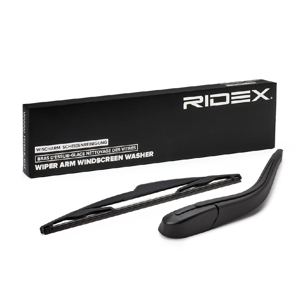 RIDEX Wischerarm Scheibenwischerarm 301W0176 hinten 350mm mit Wischblatt