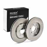 RIDEX 82B0307 2x Bremsscheiben Vorne Ø295,6mm Belüftet für NISSAN