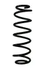 Fahrwerksfeder Hinterachse SPIDAN 85068