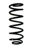 Fahrwerksfeder Hinterachse SPIDAN 85089