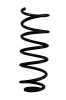 Fahrwerksfeder Hinterachse SPIDAN 86995