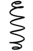 Fahrwerksfeder Hinterachse SPIDAN 88282