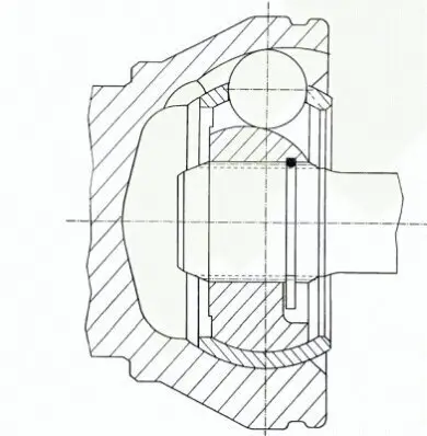 Gelenksatz, Antriebswelle SPIDAN 21145 Bild Gelenksatz, Antriebswelle SPIDAN 21145