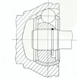 Gelenksatz, Antriebswelle Vorderachse links Vorderachse rechts radseitig SPIDAN 23518