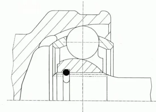 Gelenksatz, Antriebswelle Vorderachse links Vorderachse rechts radseitig SPIDAN 36044 Bild Gelenksatz, Antriebswelle Vorderachse links Vorderachse rechts radseitig SPIDAN 36044