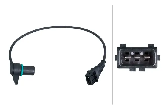 Sensor, Nockenwellenposition 12 V Einlassseite HELLA 6PU 009 121-641 Bild Sensor, Nockenwellenposition 12 V Einlassseite HELLA 6PU 009 121-641