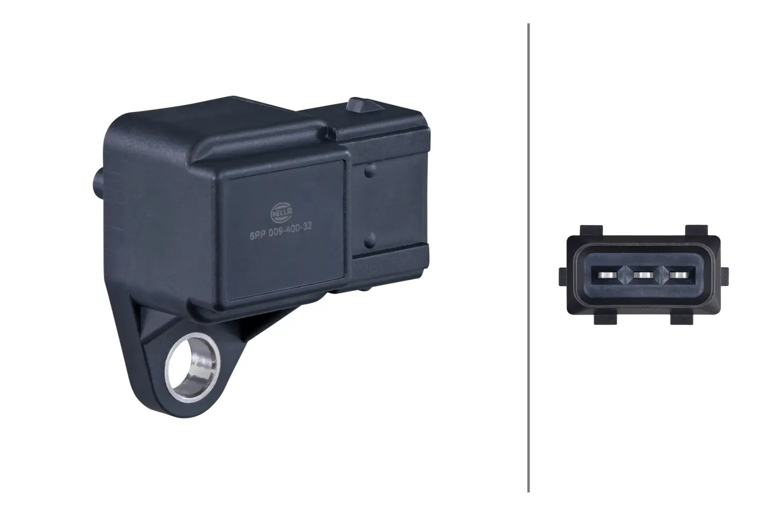 Sensor, Saugrohrdruck 5 V HELLA 6PP 009 400-321