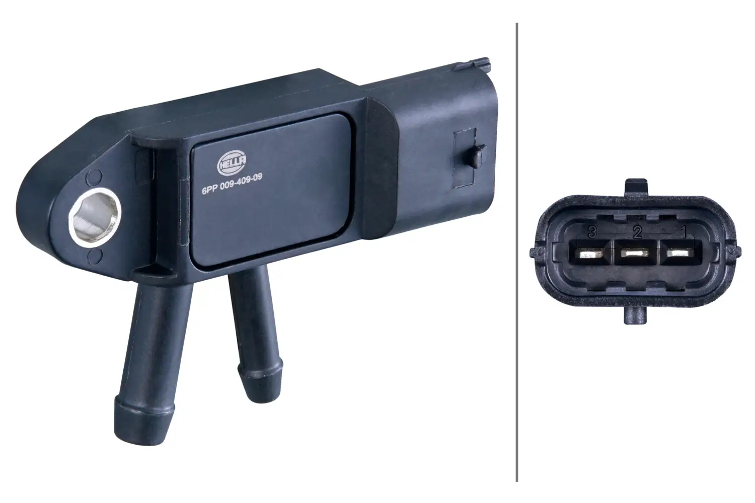 Sensor, Abgasdruck HELLA 6PP 009 409-091