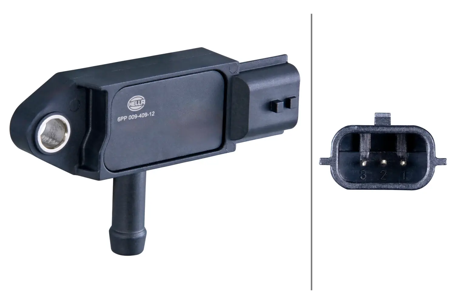 Sensor, Abgasdruck HELLA 6PP 009 409-121