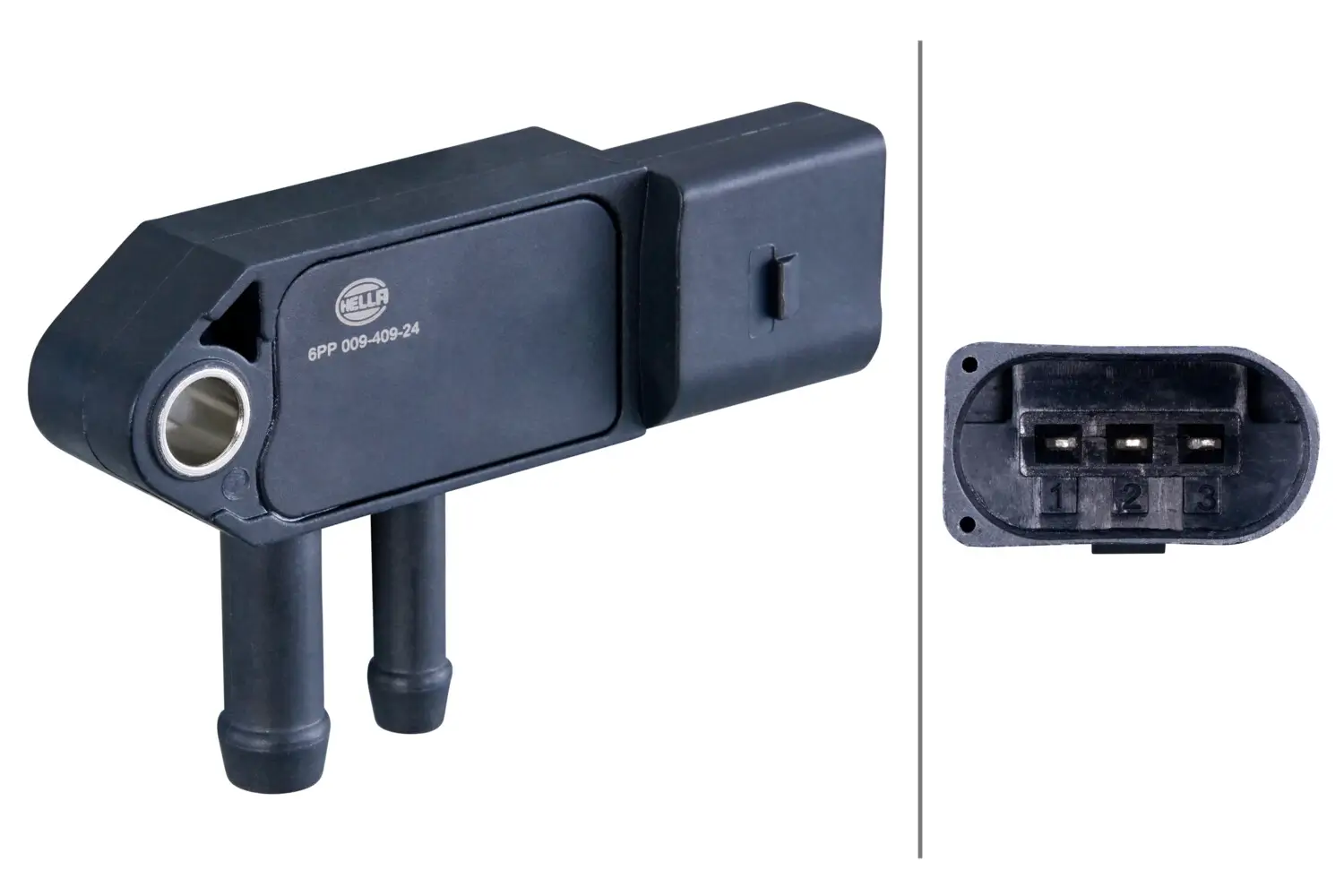 Sensor, Abgasdruck HELLA 6PP 009 409-241