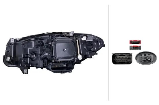 Hauptscheinwerfer 12 V rechts HELLA 1LL 011 087-741 Bild Hauptscheinwerfer 12 V rechts HELLA 1LL 011 087-741