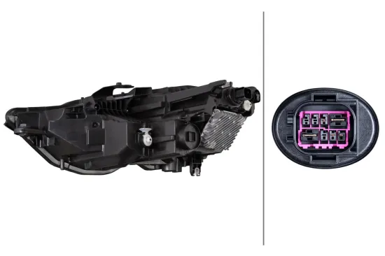 Hauptscheinwerfer 12 V rechts HELLA 1EX 013 371-121 Bild Hauptscheinwerfer 12 V rechts HELLA 1EX 013 371-121