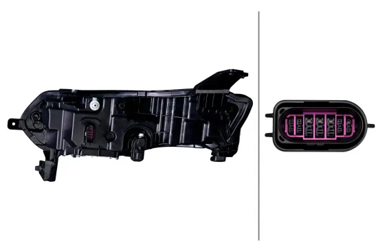 Hauptscheinwerfer 12 V rechts HELLA 1ZX 015 143-921 Bild Hauptscheinwerfer 12 V rechts HELLA 1ZX 015 143-921