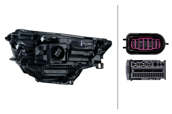 Hauptscheinwerfer 12 V links HELLA 1EX 016 263-411 Bild Hauptscheinwerfer 12 V links HELLA 1EX 016 263-411