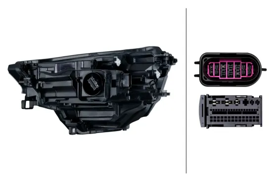 Hauptscheinwerfer 12 V rechts HELLA 1EX 016 263-421 Bild Hauptscheinwerfer 12 V rechts HELLA 1EX 016 263-421