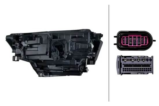 Hauptscheinwerfer 12 V rechts HELLA 1EX 016 263-561 Bild Hauptscheinwerfer 12 V rechts HELLA 1EX 016 263-561