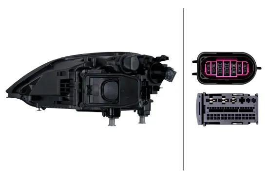 Hauptscheinwerfer 12 V rechts HELLA 1EX 016 348-521 Bild Hauptscheinwerfer 12 V rechts HELLA 1EX 016 348-521