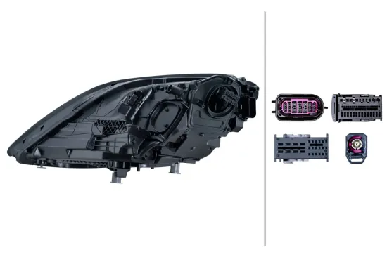 Hauptscheinwerfer 12 V rechts HELLA 1EX 016 351-521 Bild Hauptscheinwerfer 12 V rechts HELLA 1EX 016 351-521