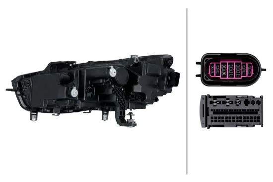 Hauptscheinwerfer 12 V rechts HELLA 1EX 016 810-561 Bild Hauptscheinwerfer 12 V rechts HELLA 1EX 016 810-561