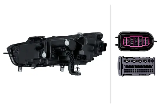 Hauptscheinwerfer 12 V rechts HELLA 1EX 016 810-921 Bild Hauptscheinwerfer 12 V rechts HELLA 1EX 016 810-921
