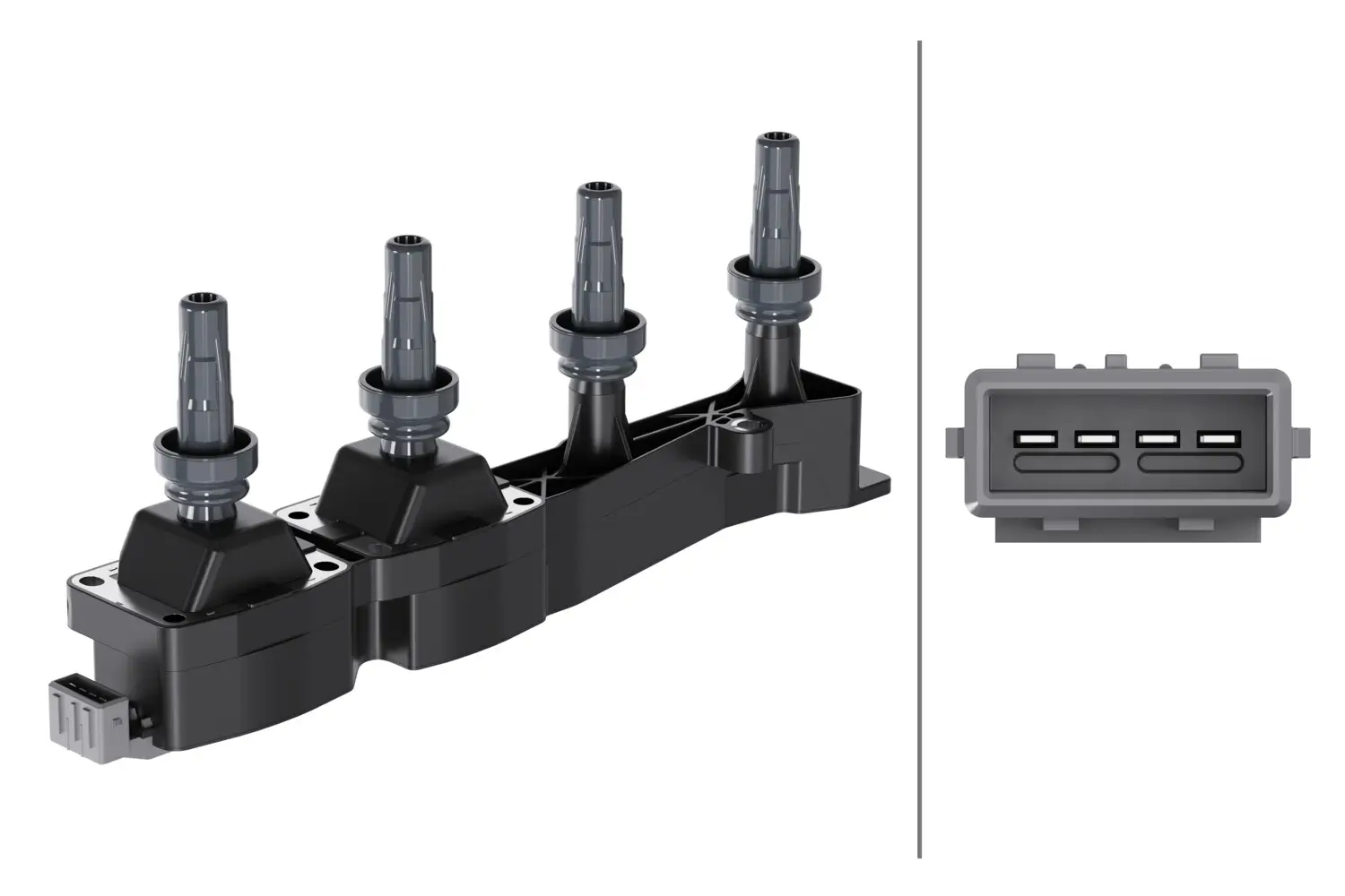 Zündspule 12 V HELLA 5DA 193 175-731