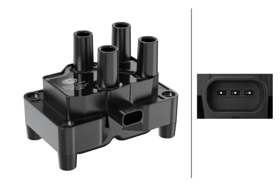 Zündspule 12 V HELLA 5DA 193 175-791 Bild Zündspule 12 V HELLA 5DA 193 175-791