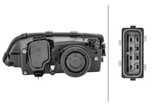 Hauptscheinwerfer 12 V rechts HELLA 1AH 007 600-161 Bild Hauptscheinwerfer 12 V rechts HELLA 1AH 007 600-161