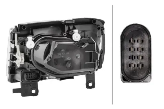 Hauptscheinwerfer 12 V links HELLA 1DF 963 709-051 Bild Hauptscheinwerfer 12 V links HELLA 1DF 963 709-051