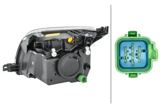 Hauptscheinwerfer 12 V rechts HELLA 1ED 247 026-261 Bild Hauptscheinwerfer 12 V rechts HELLA 1ED 247 026-261