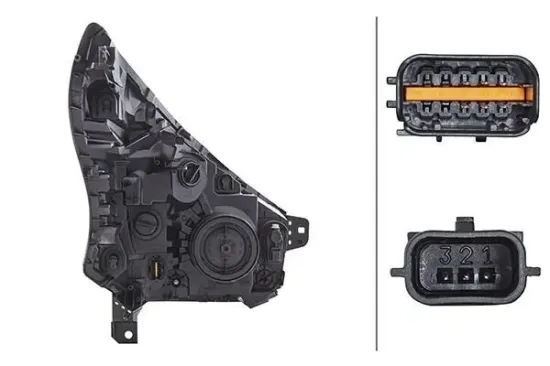 Hauptscheinwerfer 12 V links HELLA 1EE 011 410-411 Bild Hauptscheinwerfer 12 V links HELLA 1EE 011 410-411