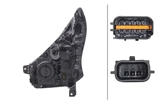 Hauptscheinwerfer 12 V rechts HELLA 1EE 011 410-421 Bild Hauptscheinwerfer 12 V rechts HELLA 1EE 011 410-421