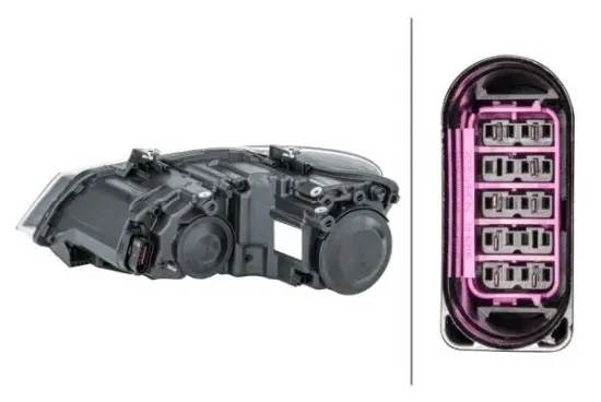 Hauptscheinwerfer 12 V rechts HELLA 1EE 247 051-101 Bild Hauptscheinwerfer 12 V rechts HELLA 1EE 247 051-101