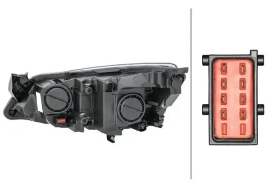 Hauptscheinwerfer 12 V rechts HELLA 1EG 010 011-361 Bild Hauptscheinwerfer 12 V rechts HELLA 1EG 010 011-361