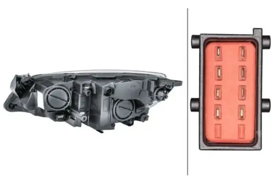 Hauptscheinwerfer 12 V rechts HELLA 1EG 010 011-381 Bild Hauptscheinwerfer 12 V rechts HELLA 1EG 010 011-381