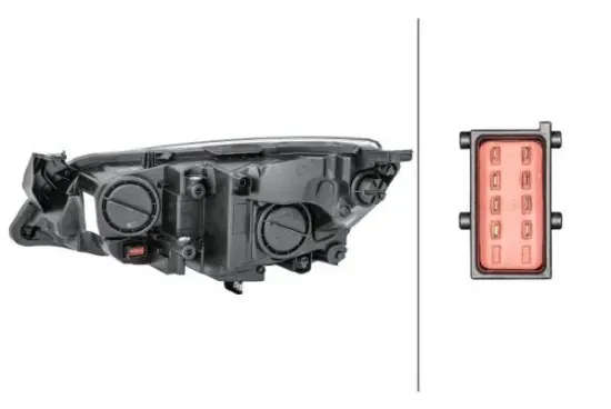 Hauptscheinwerfer 12 V rechts HELLA 1EG 010 011-621 Bild Hauptscheinwerfer 12 V rechts HELLA 1EG 010 011-621